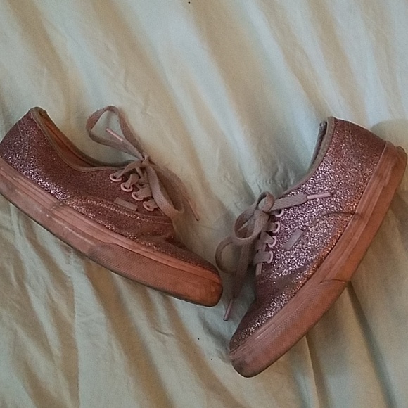 Girls Glitter Vans - Picture 2 of 3